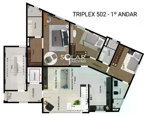 Triplex a venda em Itaúna MG no bairro Cerqueira Lima